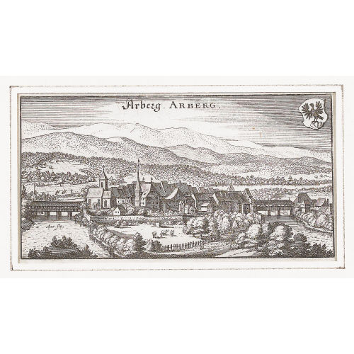 MATTH�US D.�. MERIAN : 'Arberg. Arberg' (DOBIASCHOFSKY AUKTIONEN AG)