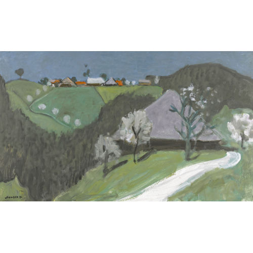 FRED STAUFFER : Fr�hling im Emmental (DOBIASCHOFSKY AUKTIONEN AG)