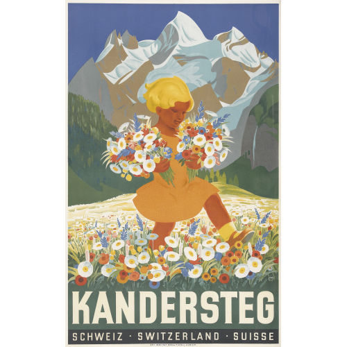 CARL FRANZ MOOS : 'Kandersteg' (DOBIASCHOFSKY AUKTIONEN AG)