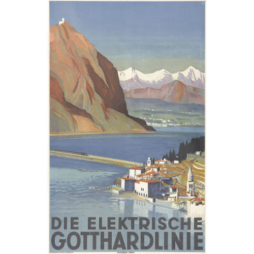 OTTO BAUMBERGER : 'Die elektrische Gotthardlinie' (DOBIASCHOFSKY AUKTIONEN AG)