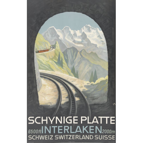 ALEX WALTER DIGGELMANN : 'Schynige Platte Interlaken' (DOBIASCHOFSKY AUKTIONEN AG)