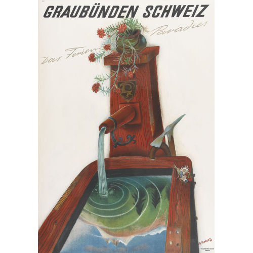 ALOIS CARIGIET : 'Graub�nden Schweiz' (DOBIASCHOFSKY AUKTIONEN AG)