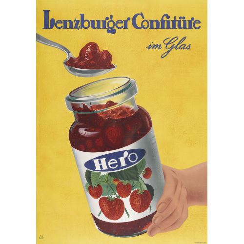 EMIL EBNER : 'Hero Lenzburger Konfit�re im Glas' (DOBIASCHOFSKY AUKTIONEN AG)