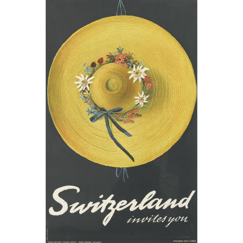 ALOIS CARIGIET : 'Switzerland invites you' (DOBIASCHOFSKY AUKTIONEN AG)