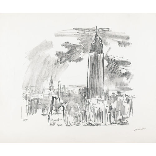 OSKAR KOKOSCHKA : Manhattan II (DOBIASCHOFSKY AUKTIONEN AG)
