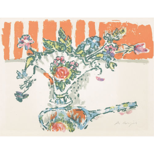 ALOIS CARIGIET : Stillleben mit Vase und Spiegel (DOBIASCHOFSKY AUKTIONEN AG)