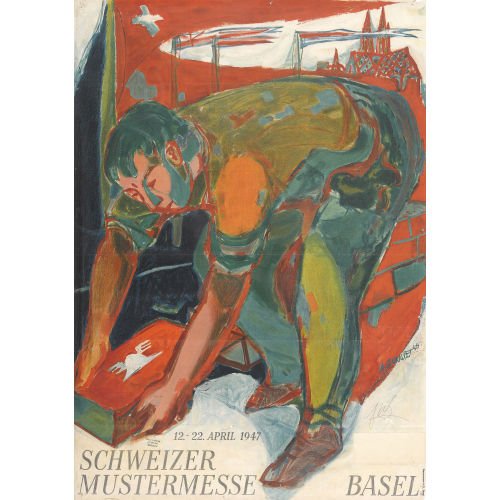 ALOIS CARIGIET : 'Schweizer Mustermesse Basel' (DOBIASCHOFSKY AUKTIONEN AG)