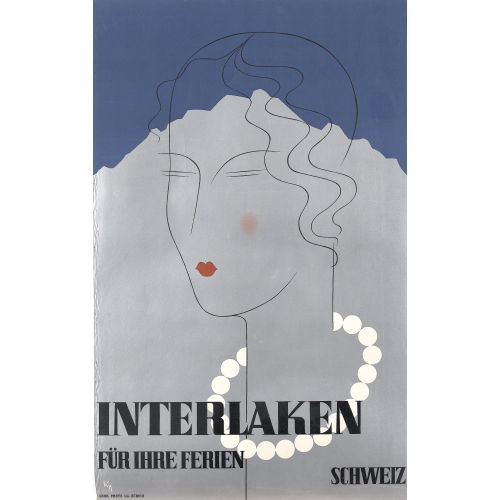 ALEX WALTER DIGGELMANN : 'Interlaken' (DOBIASCHOFSKY AUKTIONEN AG)