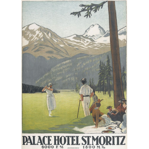 EMIL CARDINAUX : 'Palace Hotel St. Moritz' (DOBIASCHOFSKY AUKTIONEN AG)