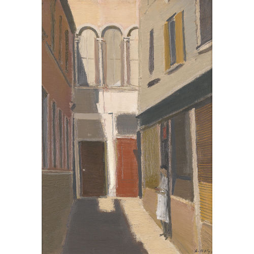 ADRIEN HOLY : 'Ruelle venitienne' (DOBIASCHOFSKY AUKTIONEN AG)