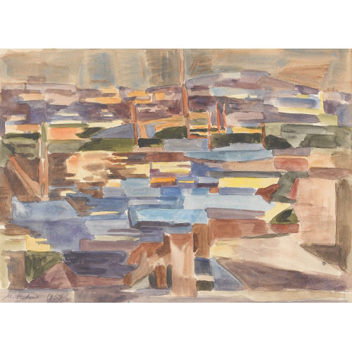 MAURICE ROBERT : 'Le port' (DOBIASCHOFSKY AUKTIONEN AG)