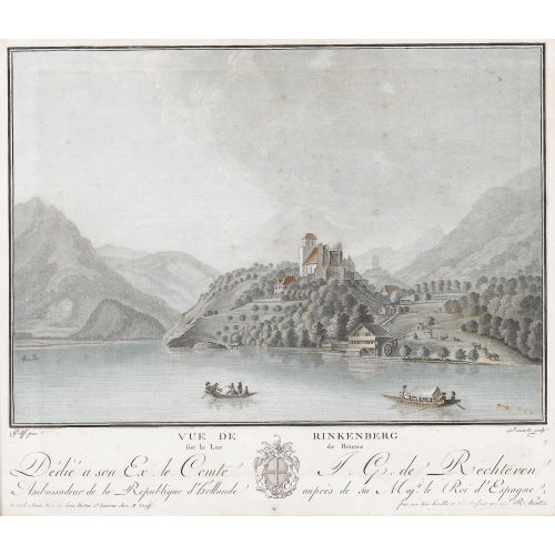CASPAR WOLF : 'Vue de Rinkenberg/sur le Lac de Brienz' (DOBIASCHOFSKY AUKTIONEN AG)
