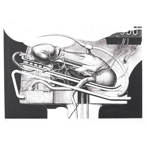 HANS-RUEDI GIGER : 'Organmaschine' (DOBIASCHOFSKY AUKTIONEN AG)