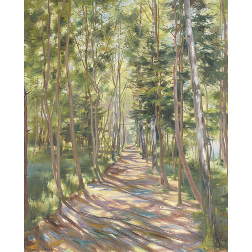 MARCUS JACOBI : Sommerliche Waldlandschaft (DOBIASCHOFSKY AUKTIONEN AG)