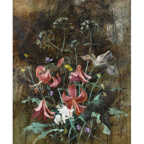 LEO DECK : 'Blumenstillleben' (DOBIASCHOFSKY AUKTIONEN AG)