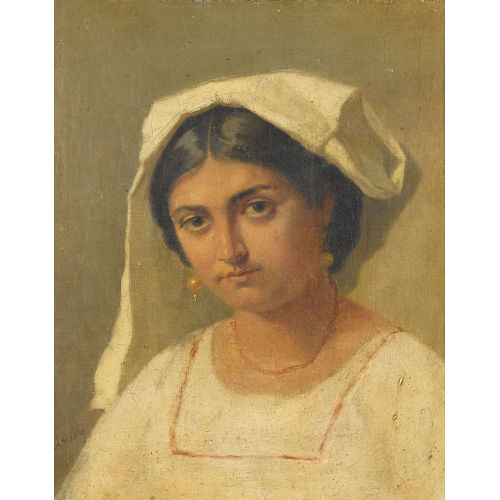 JACQUES ALFRED VAN MUYDEN : Portr�t einer Italienerin (DOBIASCHOFSKY AUKTIONEN AG)