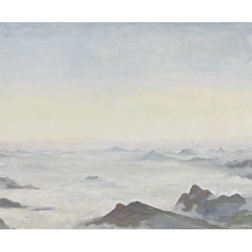HANS ZAUGG : 'Blick vom Brienzer Rothorn' (DOBIASCHOFSKY AUKTIONEN AG)