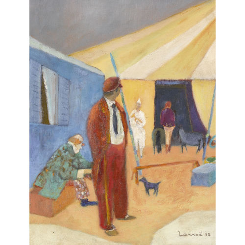 ALPHONSE LANOE : 'Le cirque' (DOBIASCHOFSKY AUKTIONEN AG)