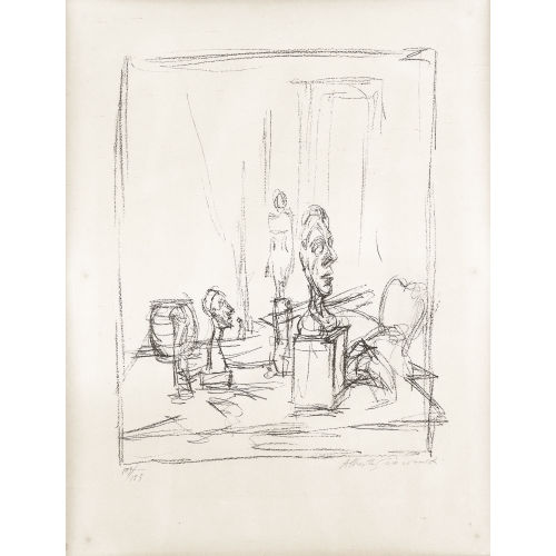 ALBERTO GIACOMETTI : The studio (DOBIASCHOFSKY AUKTIONEN AG)