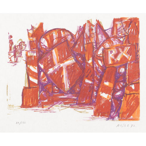 WILFRID MOSER : Ohne Titel (DOBIASCHOFSKY AUKTIONEN AG)