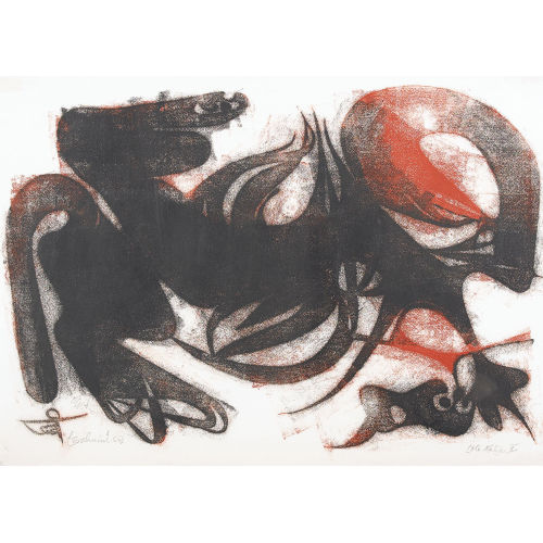 OTTO TSCHUMI : 'Tote Katze II' (DOBIASCHOFSKY AUKTIONEN AG)