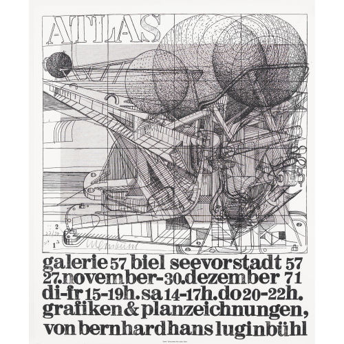 BERNHARD LUGINB�HL : 'Atlas Galerie Biel 1971' (DOBIASCHOFSKY AUKTIONEN AG)