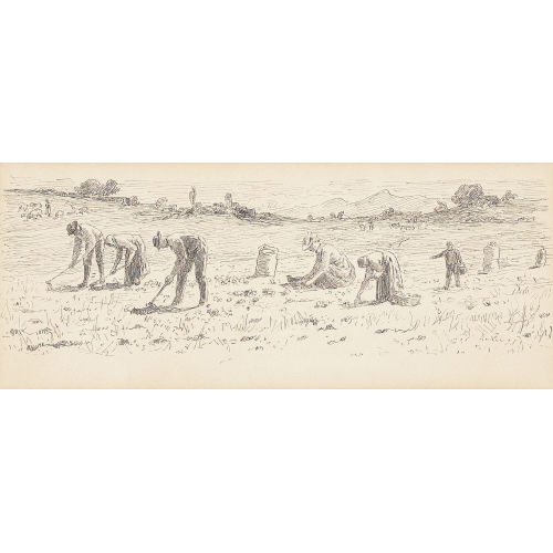 ALBERT ANKER : Kartoffelernte bei Ins (DOBIASCHOFSKY AUKTIONEN AG)