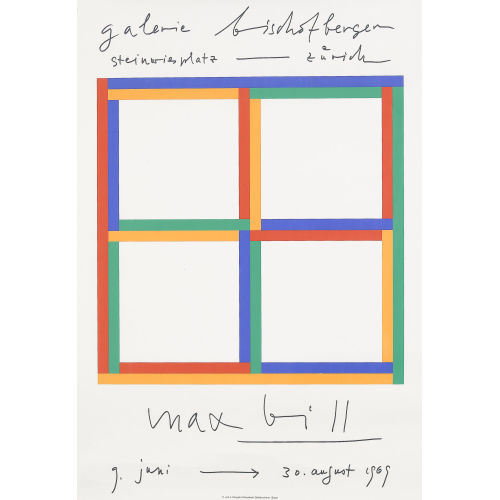 MAX BILL : 'Galerie Bischofberger' (DOBIASCHOFSKY AUKTIONEN AG)