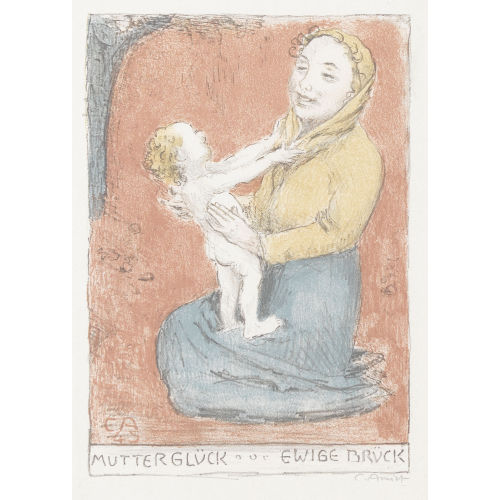 CUNO AMIET : Muttergl�ck (DOBIASCHOFSKY AUKTIONEN AG)