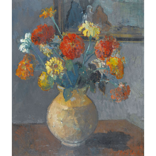 OTTO WYLER : 'Zinnien' (DOBIASCHOFSKY AUKTIONEN AG)