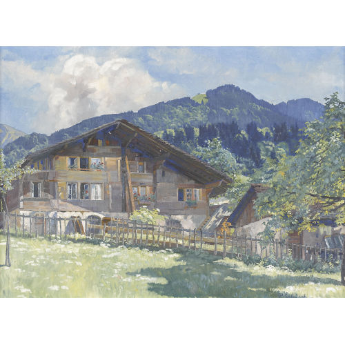 PAUL SCH�RCH : Bauernhaus bei Leissigen (DOBIASCHOFSKY AUKTIONEN AG)