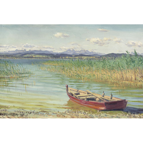 WALDEMAR FINK : 'F�hntag am Murtensee' (DOBIASCHOFSKY AUKTIONEN AG)
