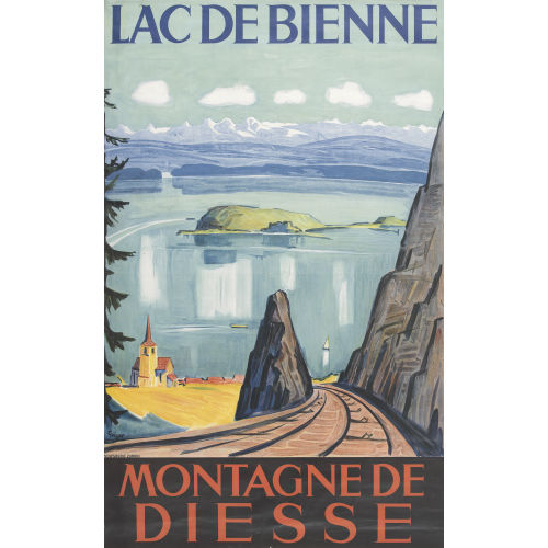 ERNST SAMUEL GEIGER : 'Lac de Bienne' (DOBIASCHOFSKY AUKTIONEN AG)