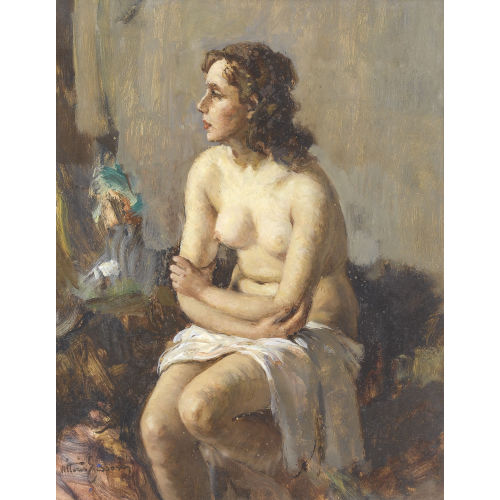 VITTORIO GUSSONI : 'Dopo il bagno' (DOBIASCHOFSKY AUKTIONEN AG)
