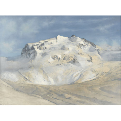 EMIL AUFDENBLATTEN : Ansicht des Monte Rosa (DOBIASCHOFSKY AUKTIONEN AG)