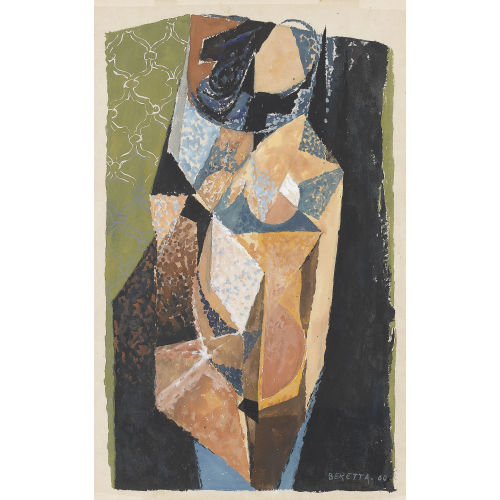 EMILIO MARIA BERETTA : Kubistische Figur (DOBIASCHOFSKY AUKTIONEN AG)