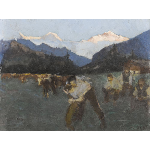 MAX BURI : Schwingfest im Berner Oberland (DOBIASCHOFSKY AUKTIONEN AG)