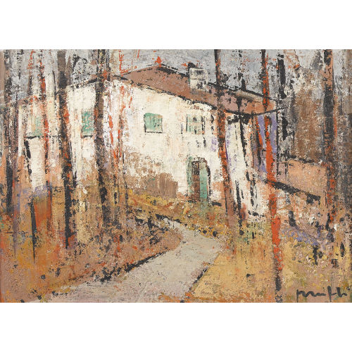 WALTER MAFLI : Stattliches Haus am Hang (DOBIASCHOFSKY AUKTIONEN AG)