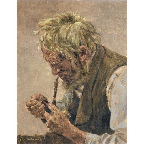 HANS GARTMEIER : 'Bauernkopf aus dem Emmental' (DOBIASCHOFSKY AUKTIONEN AG)