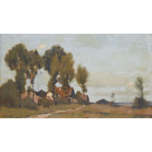 AUGUST SPECK : 'Landschaft bei Feuerthalen' (DOBIASCHOFSKY AUKTIONEN AG)