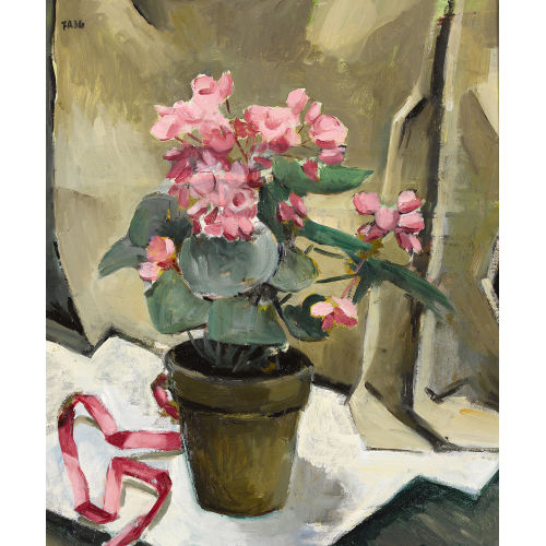 FERNAND RIARD : Stillleben mit Begonien (DOBIASCHOFSKY AUKTIONEN AG)