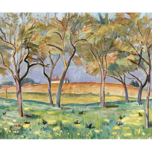 FERNAND RIARD : 'Fr�hlingslandschaft' (DOBIASCHOFSKY AUKTIONEN AG)