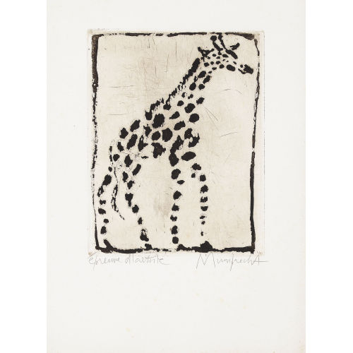 RUDOLF MUMPRECHT : Giraffe (DOBIASCHOFSKY AUKTIONEN AG)