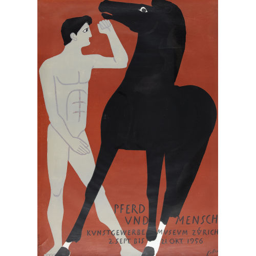 ERNST KELLER : 'Pferd und Mensch' (DOBIASCHOFSKY AUKTIONEN AG)