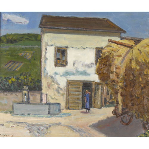 CHARLES LOUIS AUGUSTE CHINET : 'Les vignes en mars' (DOBIASCHOFSKY AUKTIONEN AG)