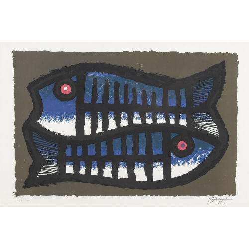 CELESTINO PIATTI : Zwei Fische (DOBIASCHOFSKY AUKTIONEN AG)