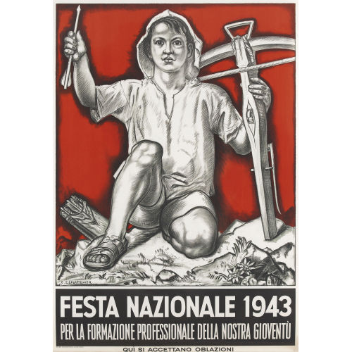 CHARLES L′EPLATTENIER : 'Festa Nazionale 1943' (DOBIASCHOFSKY AUKTIONEN AG)