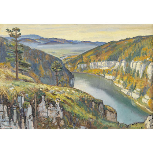CHARLES L′EPLATTENIER : 'Brume d′automne' (DOBIASCHOFSKY AUKTIONEN AG)
