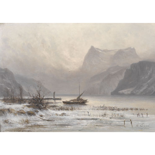 GABRIEL LOPPE : Lac des Quatres Cantons et l′Urirotstock (DOBIASCHOFSKY AUKTIONEN AG)