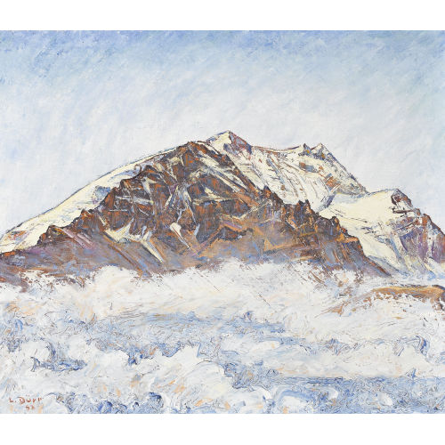 LOUIS D�RR : Gebirgsmassiv �ber dem Nebelmeer (DOBIASCHOFSKY AUKTIONEN AG)